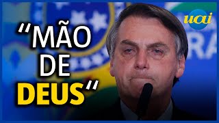 Bolsonaro chora ao lembrar de facada em Juiz de Fora