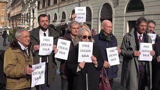 Cecilia Sala, sit in dei giornalisti a Roma: \