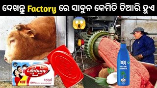 Factory ରେ ସାବୁନ ଓ ତେଲ କିପରି ତିଆରି ହୋଇଥାଏ ? How Soap is Made inside Factory ?