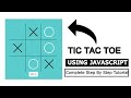 Tic Tac Toe Game JavaScript | Tic Tac Toe Game using HTML CSS & JavaScript