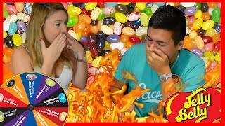 BEAN BOOZLED CHALLENGE WITH MY GIRLFRIEND! - TASTING VOMIT, BOOGER, ROTTEN EGG,  DOG FOOD & MORE!