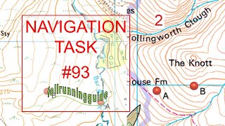 Navigation Task 93 Contour values #mapreading #contourlines
