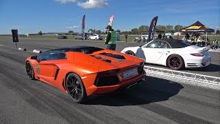 9FF Porsche 997 Turbo 740R vs Lamborghini Aventador LP700