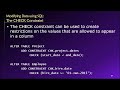 Topic 03, Part 10 - Using SQL CHECK Constraints