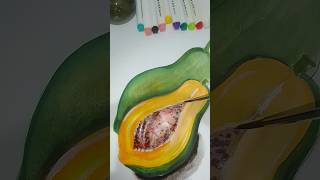 My sweet papaya🍉🍏🍈😋🎨✨️ #varisu #tamil #viralvideo #foryou #nature #papaya#fruit #satisfying #drawing