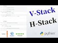 Python Numpy Tutorial - 14 ... Vstack and Hstack
