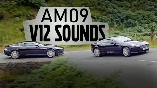 V12 5.9 AM09 | Aston Martin DB9 | Incredible Sounds | Scenic Drive | ASMR | Lots of Cylinders! | AML