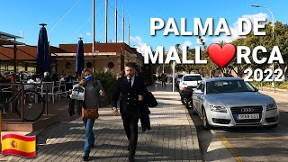 🇪🇸 Palma de Mallorca 📸 Spain 🌴 Walking tour from Paseo Maritimo to Paseo del Borne and Cathedral