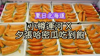 【北海道無腦自助5-小樽&夕張】小樽運河X夕張哈密瓜吃到飽，漫步百年浪漫運河，品嚐香醇多汁的哈密瓜之王!!Otaru Canal& Yubari Melon all you can eat