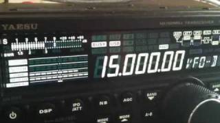 WWV Time Beacon on 15.000 Mhz
