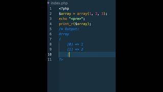 How to use print_r() in PHP to display the contents of array or object in a human-readable format🤗.
