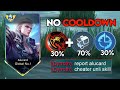 WHEN GLOBAL ALUCARD ABUSE THIS NEW COOLDOWN EMBLEM AND BUILD IN SOLO RANKED GAME!! (must try)