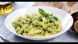 How To Make Fusilli With Creamy Pesto Sauce