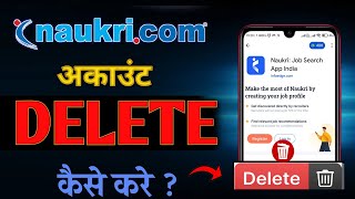 How to delete naukari.com account permanently