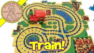 Wind-Up Puzzle Vehicle Toy Train Set!