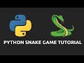 Python Snake Game In  Turtle Library | Lesson Video