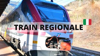 Regional train in Italy from Sterzing to Bolzano