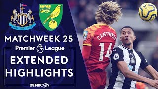 Newcastle v. Norwich City | PREMIER LEAGUE HIGHLIGHTS | 2/1/2020 | NBC Sports
