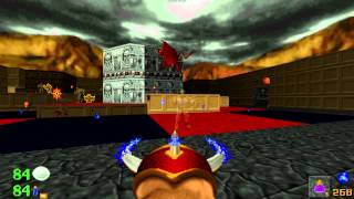 Heretic - E1M9 The Graveyard (Secret Level) - Black Plague - GZDoom - HD 1080p