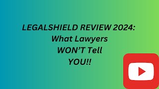 LegalShield review 2024: What Lawyers won't tell you!!!