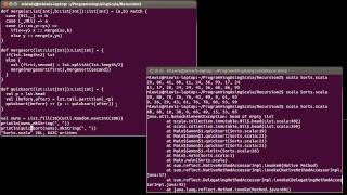 Quicksort (using Scala)