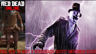 RDO: How to Make a Rorschach Outfit (Watchmen 2009)