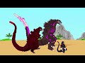 evolution of spider godzilla u0026 kong venom godzilla playing squid game 2 animation 어몽어스 오징어 게임 2