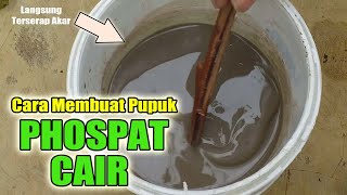 TEKNOLOGI SEDERHANA PEMBUATAN PUPUK PHOSPAT CAIR PERANGSANG BUNGA DAN BUAH.  Untuk Semua tanaman.