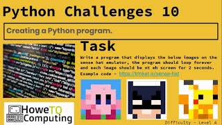Python challenges level 5 challenge 10