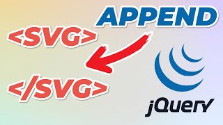 Append SVG Elements Using jQuery