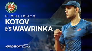 Pavel Kotov vs Stan Wawrinka | Round 2 | French Open 2024 Highlights 🇫🇷