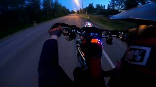 Night ride | Aprilia sx 125