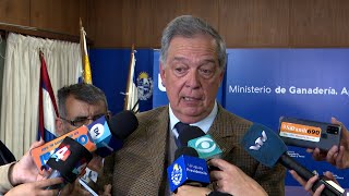 Declaraciones del ministro de Ganadería, Agricultura y Pesca, Fernando Mattos