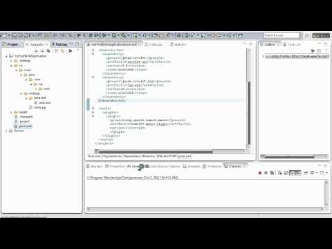 Create a sample web project using Maven ( Eclipse and Tomcat )- Automatic Create a sample web project using Maven ( Eclipse and Tomcat )- Automatic