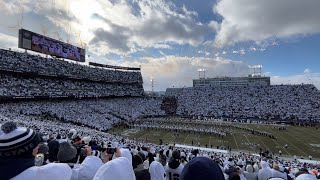 Penn State first round playoff WHITEOUT team entrance against SMU 12/21/24