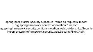 Spring Boot Default Username & Password Explained | Spring Security Login