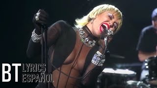 Miley Cyrus - Heart Of Glass (Live from the iHeart Festival) (Lyrics + Español) Video Official