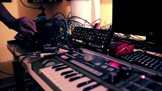 LHC dawless session with Waldorf Rocket, Elektron Digitakt, Roland Se-02, Microkorg, Boss RV6