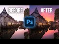 How to get COLORFUL DUSK TONES in Photoshop