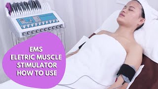 How To Use Electric Muscle Stimulation Machine | EMS Electric Muscle Stimulator|EMS Fitness KYDS871