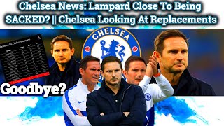 Chelsea News: Lampard Close To Being SACKED? || Chelsea Looking At Replacements! || The END?