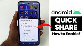 How to Enable Quick Share On Android Phone | Setup Quick Share