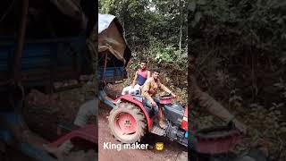 ulavi to shivapure ,,first tractor with triler riding  🚜 ,🤘