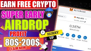 80$💸 Profit🚀100% Confirmed Upcoming Crypto Airdrop | $CVE Curvance Test Net Guide 100% Unlock TGE