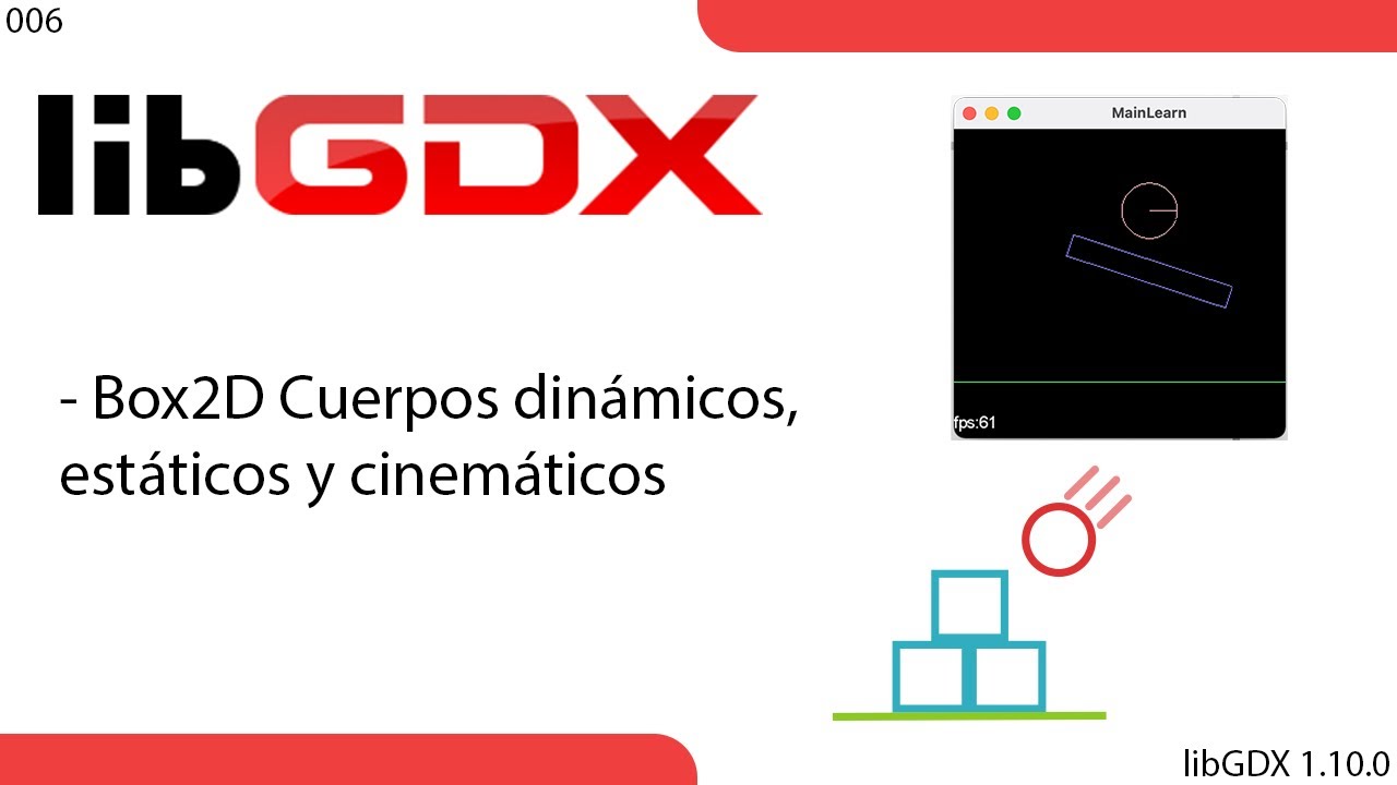Libgdx 6 Box2d Cuerpos Dinámicos Estáticos Y Cinemáticos Youtube