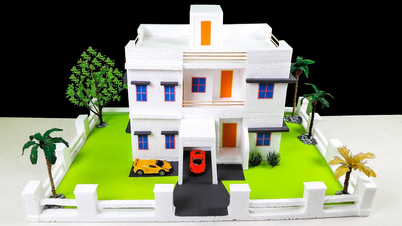 How To Make A Mini School Or Hospital Model For School Project | DIY ...