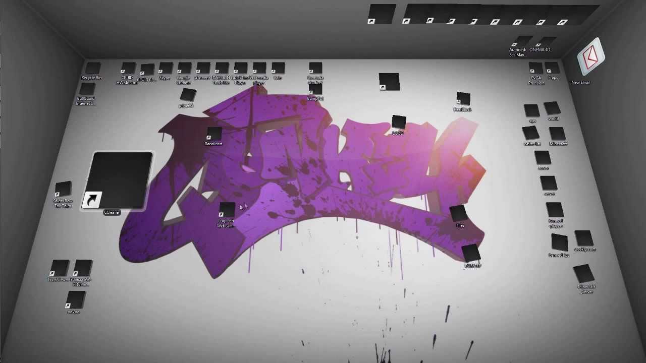 Custom 3d Desktop Windows 7 2012 Youtube