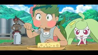 Mallow eating cheese