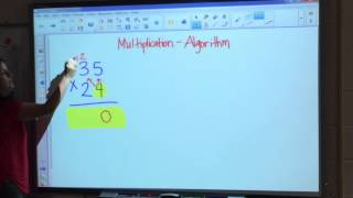Multiplying using Algorithm 5th Grade