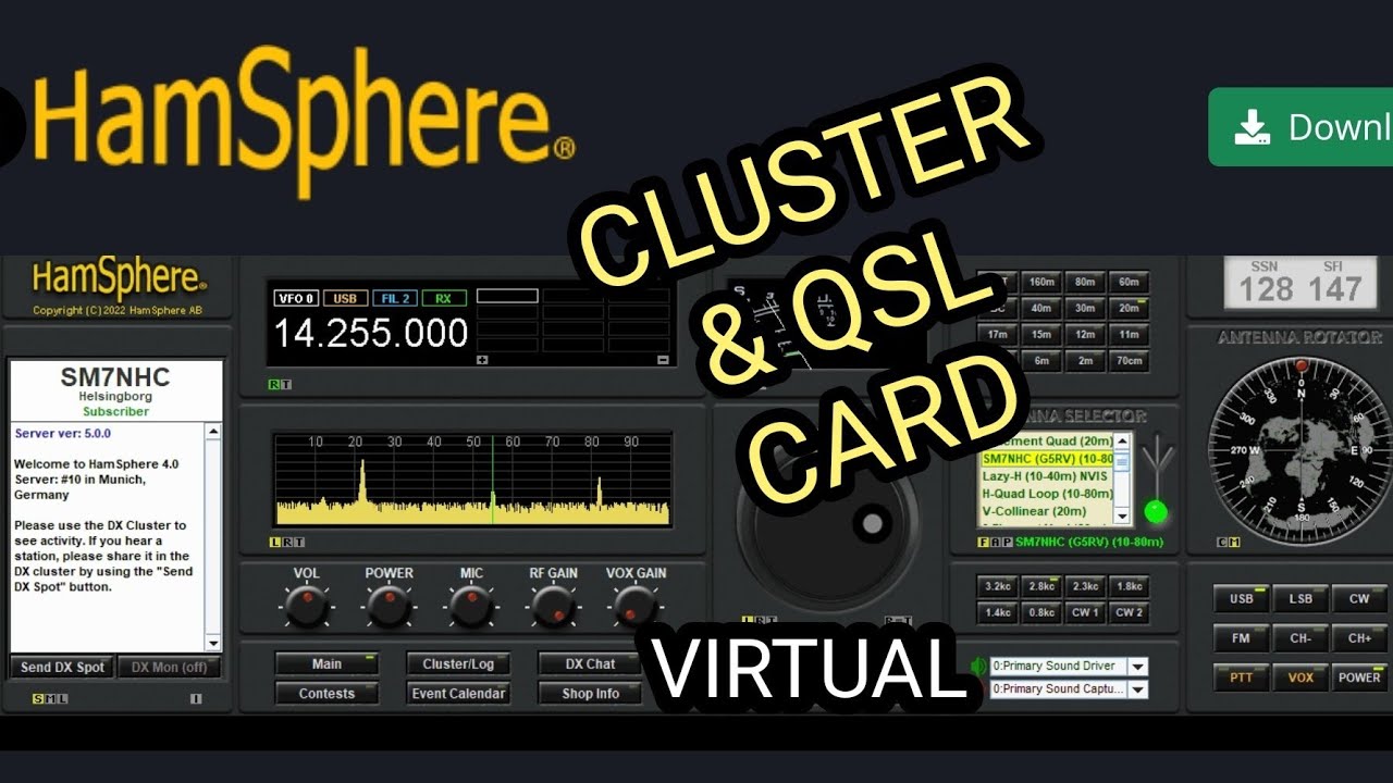 Hamsphere Log Book Cluster Qsl Card Sending Youtube
